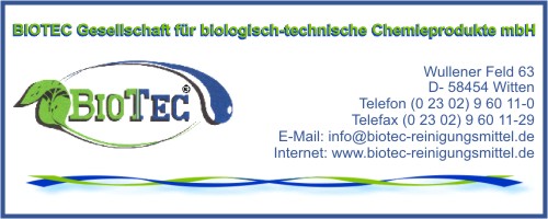 BIOTEC Gesellschaft fr biologisch-technische Chemieprodukte mbH