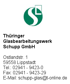 Thringer Glasbearbeitungswerk Schupp GmbH