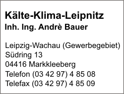 Klte-Klima-Leipnitz, Inh. Ing. Andr Bauer