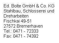 Ed. Bolte GmbH & Co. KG