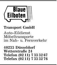 Blaue Eilboten Transport GmbH