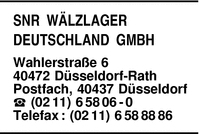 SNR Wlzlager Deutschland GmbH