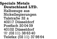 Special Metals Deutschland LTD.