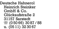 Deutsche Hahnerol Heinrich Steinker GmbH & Co.