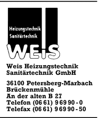 Weis Heizungstechnik Sanitrtechnik GmbH
