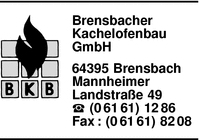 Brensbacher Kachelofenbau GmbH