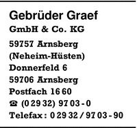 Graef GmbH & Co. KG, Gebrder