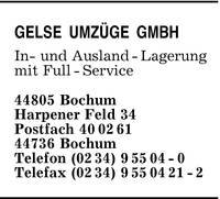Gelse Umzge-Transporte GmbH