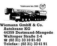 Wiemann GmbH & Co. Autokrane KG