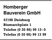 Homberger Bauverein GmbH