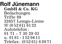 Jnemann GmbH & Co. KG, Rolf
