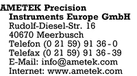 Ametek Precision Instruments Europe GmbH