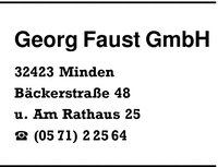 Faust GmbH, Georg