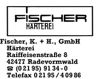 Fischer GmbH, K. und H.