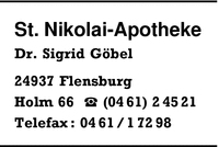 St. Nikolai-Apotheke Dr. Sigrid Gbel