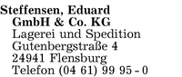 Steffensen GmbH & Co. KG, Eduard