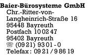 Baier-Brosysteme GmbH
