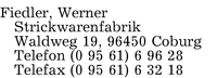 Fiedler, Werner