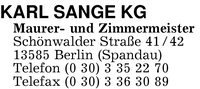 Sange GmbH & Co. KG, Karl
