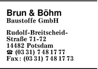 Brun & Bhm Baustoff GmbH