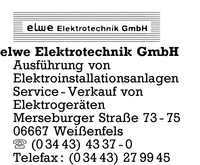 elwe Elektrotechnik GmbH