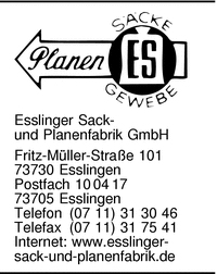 Esslinger Sack- und Planenfabrik GmbH