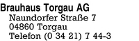 Brauhaus Torgau AG