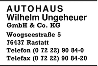 Autohaus Wilhelm Ungeheuer GmbH & Co. KG