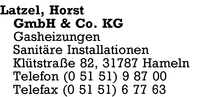 Latzel GmbH & Co. KG, Horst