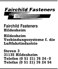 Fairchild Fasteners Europe