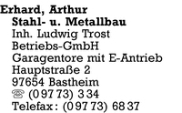 Erhard Stahl- und Metallbau, Arthur