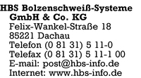 HBS Bolzenschwei-Systeme GmbH & Co. KG