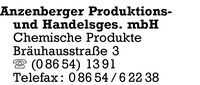 Anzenberger Produktions- und Handelsges. mbH