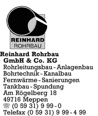 Reinhard Rohrbau GmbH & Co. KG