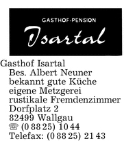 Gasthof Isartal Bes. Albert Neuner