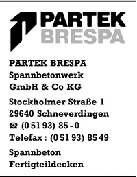 Partek Brespa Spannbetonwerk GmbH & Co. KG