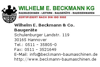 Beckmann KG, Wilhelm E.