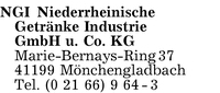 NGI Niederrheinische Getrnke-Industrie GmbH & Co. KG