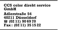CCS color direct service GmbH