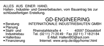 GD-ENGINEERING Internatinale Industriebauten GmbH