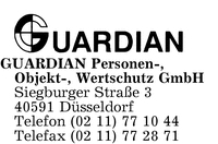 Guardian Personen- Objekt- und Wertschutz GmbH