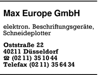Max Europe GmbH