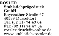 Rsler Stahlstichprgedruck GmbH