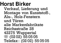 Birker, Horst