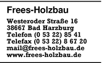 Frees-Holzbau