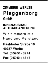 Zimmerei Werlte Plaggenborg GmbH