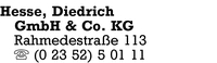 Hesse, Dietrich, GmbH & Co. KG