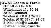 JOWAT Lobers & Frank GmbH & Co. KG