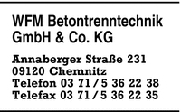 WFM Betontrenntechnik GmbH & Co. KG