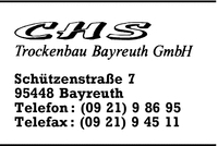 C-H-S Trockenbau Bayreuth GmbH